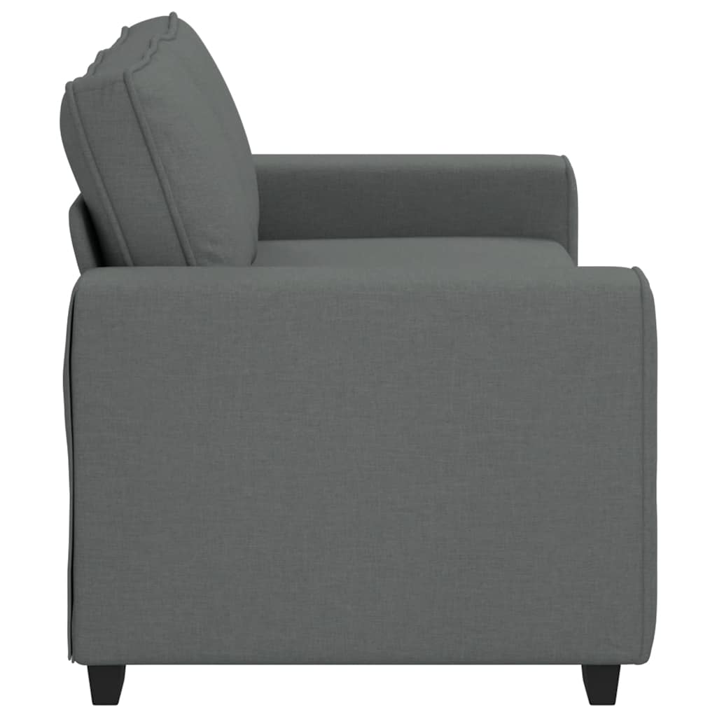 vidaXL Διθέσιος Καναπές Σκούρο Γκρι 180x77x82 εκ. Ύφασμα