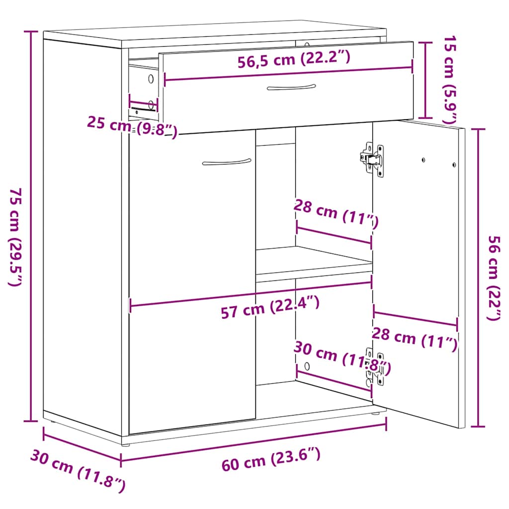 vidaXL Τριθέσιος Καναπές Σκούρο Πράσινο 220x77x82 εκ. Ύφασμα