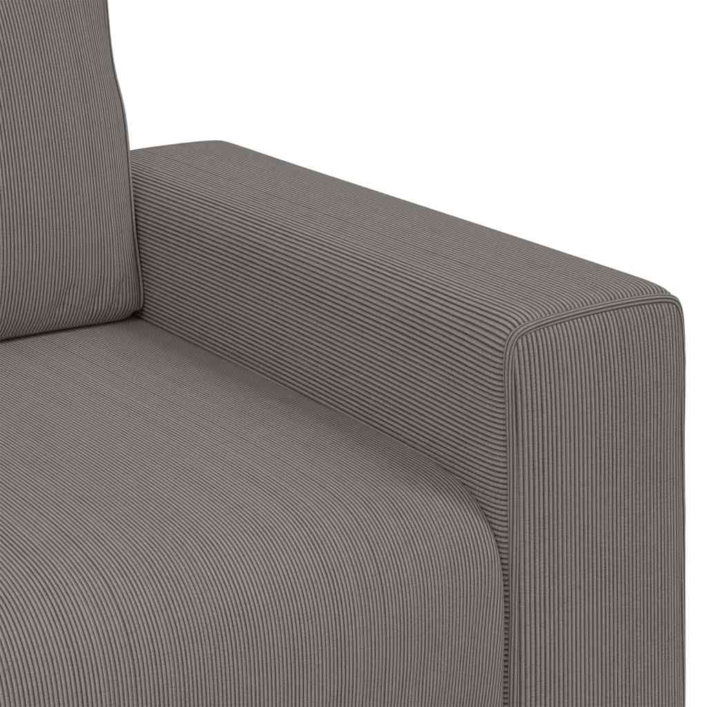 vidaXL Καναπές-Διθέσιος Ανοιχτό Γκρι 180 x 77 x 82 εκ. από Ύφασμα Κοτλέ