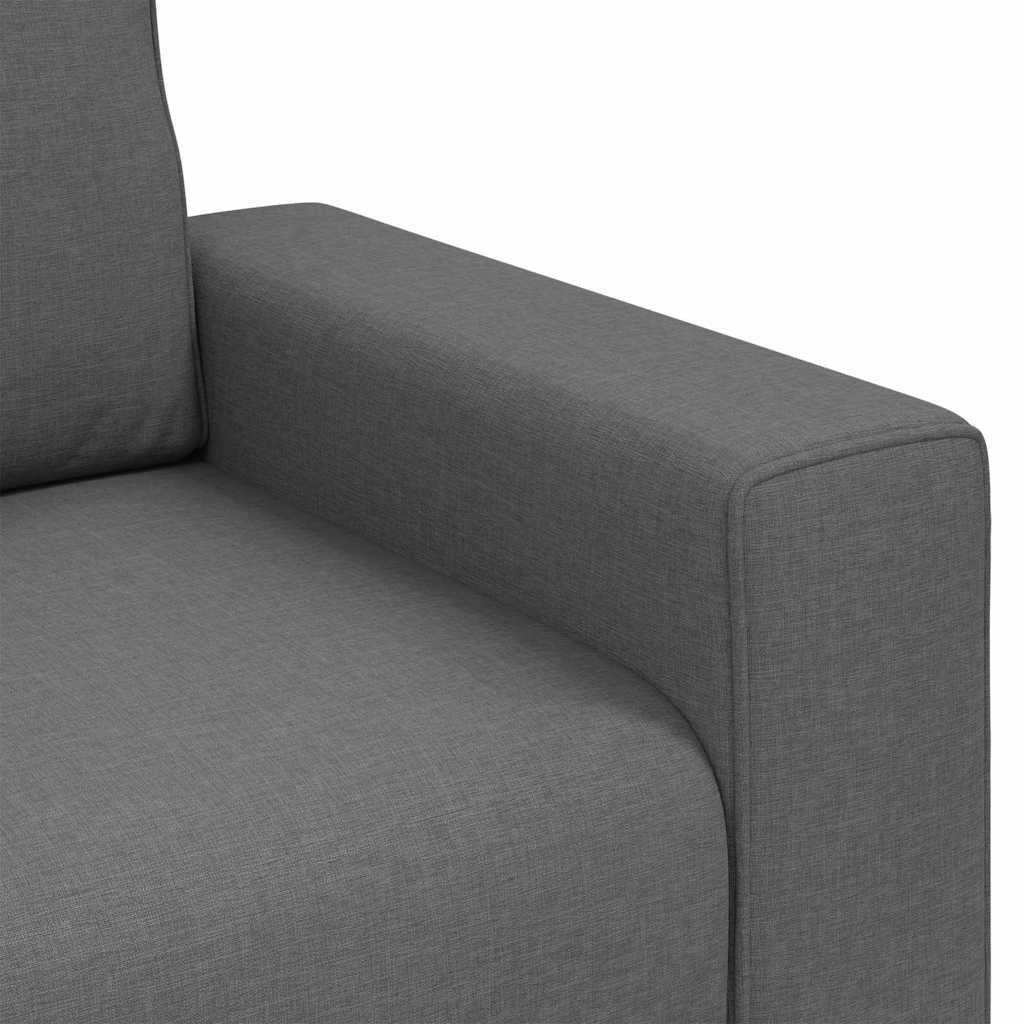 vidaXL Καθίσμα Σαλονιού Σκούρο Γκρι 100 cm ύφασμα