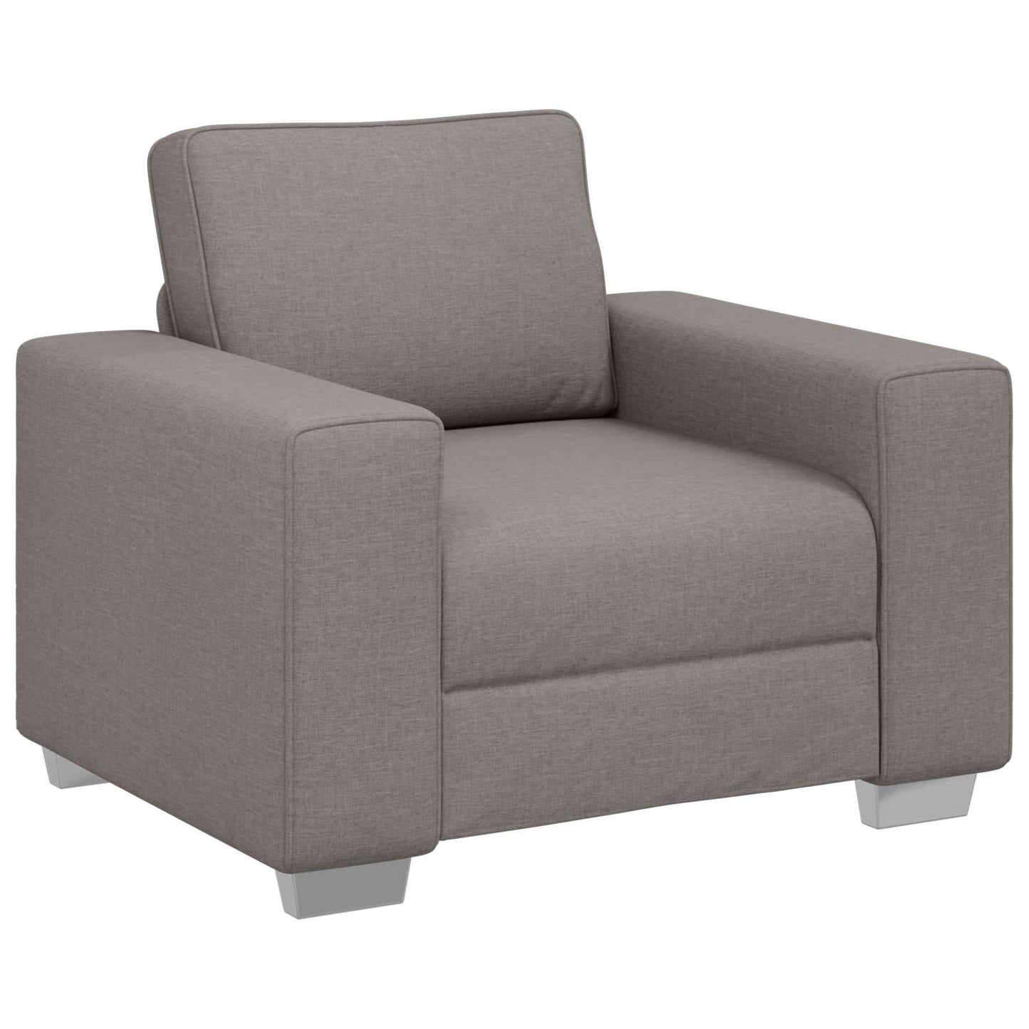 vidaXL Καθίσμα Σαλονιού Taupe 100 cm ύφασμα