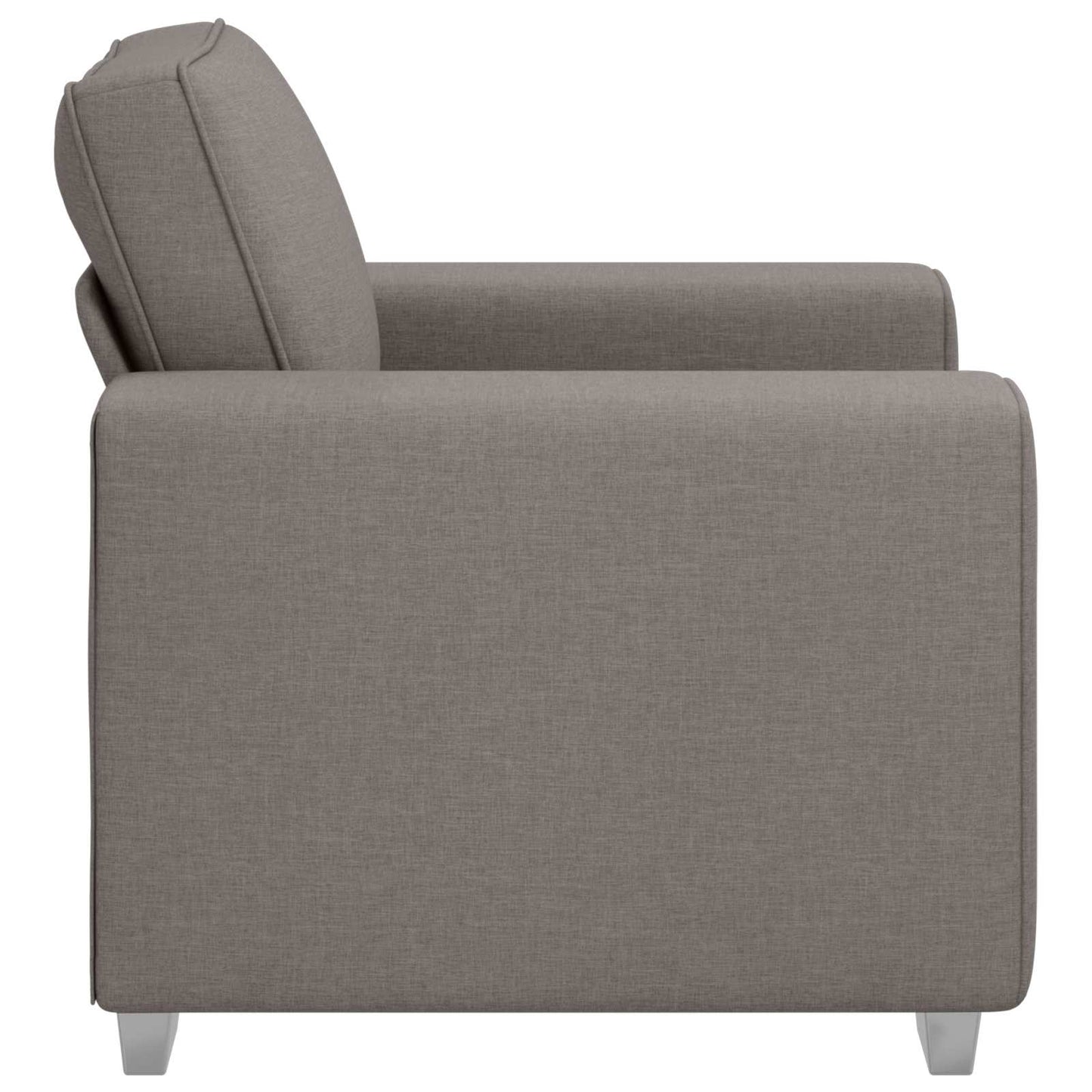 vidaXL Καθίσμα Σαλονιού Taupe 100 cm ύφασμα