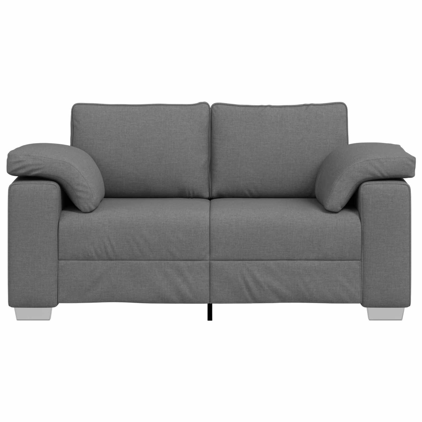 vidaXL Διθέσιος καναπές Σκούρο Γκρι 160 cm ύφασμα
