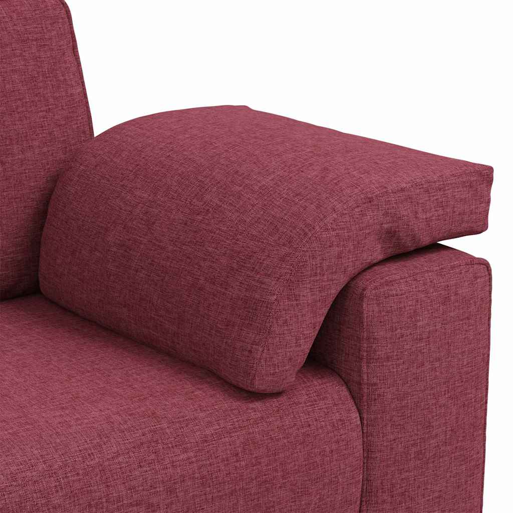 vidaXL Διθέσιος καναπές Κόκκινο 160 cm ύφασμα