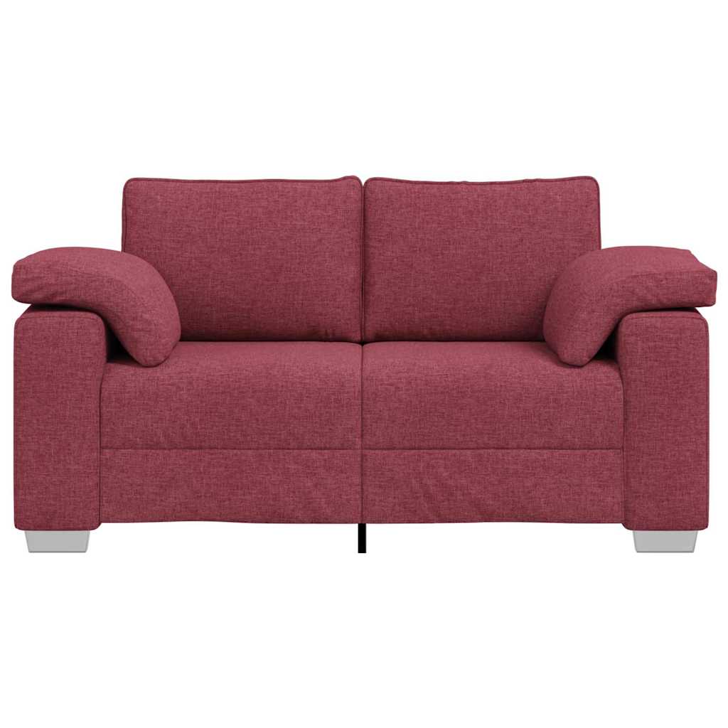 vidaXL Διθέσιος καναπές Κόκκινο 160 cm ύφασμα