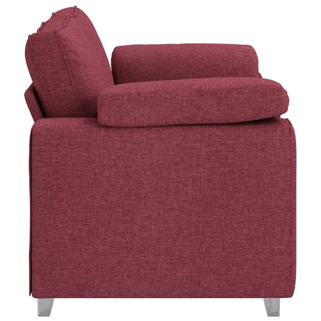 vidaXL Διθέσιος καναπές Κόκκινο 160 cm ύφασμα