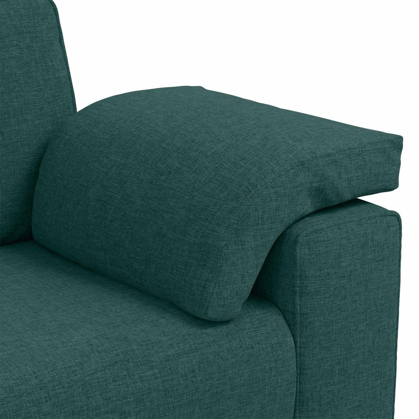 vidaXL Διθέσιος καναπές Σκούρο Πράσινο 160 cm ύφασμα