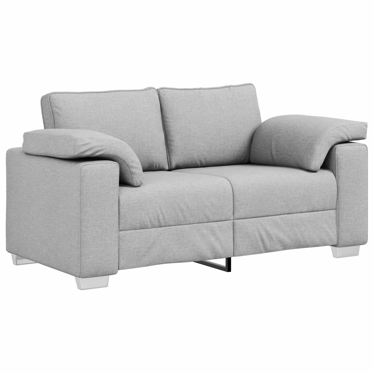 vidaXL Διθέσιος καναπές Σκίουρος Γκρί 160 cm ύφασμα