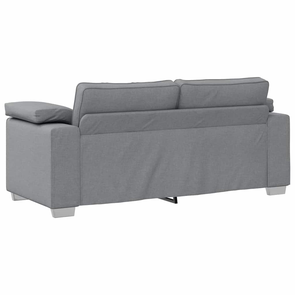 vidaXL Διθέσιος καναπές Ανοιχτό γκρι 180 cm ύφασμα
