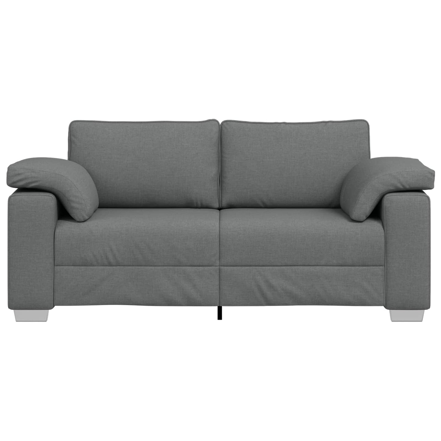 vidaXL Διθέσιος καναπές Σκούρο Γκρι 180 cm ύφασμα