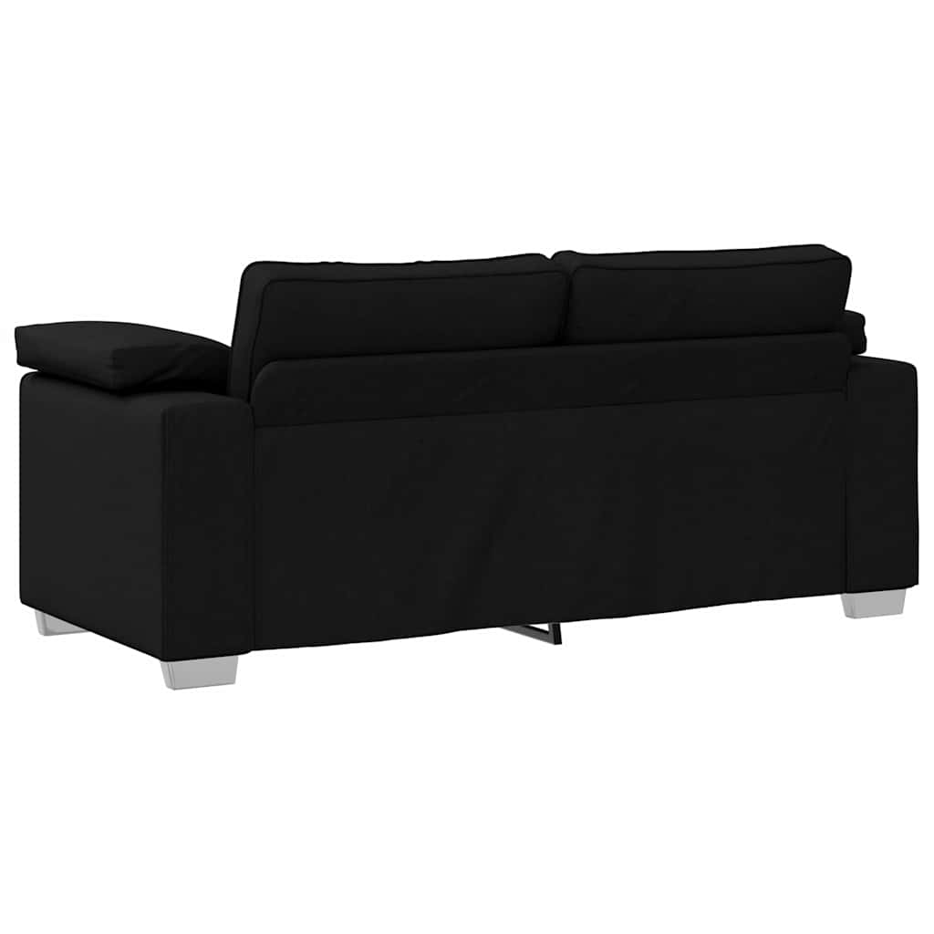 vidaXL Διθέσιος καναπές Μαύρο 180 cm ύφασμα