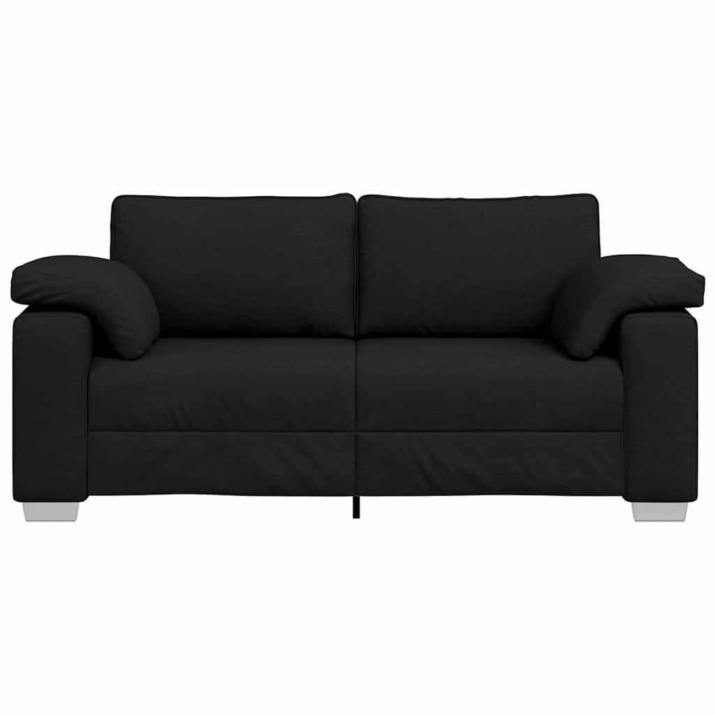 vidaXL Διθέσιος καναπές Μαύρο 180 cm ύφασμα