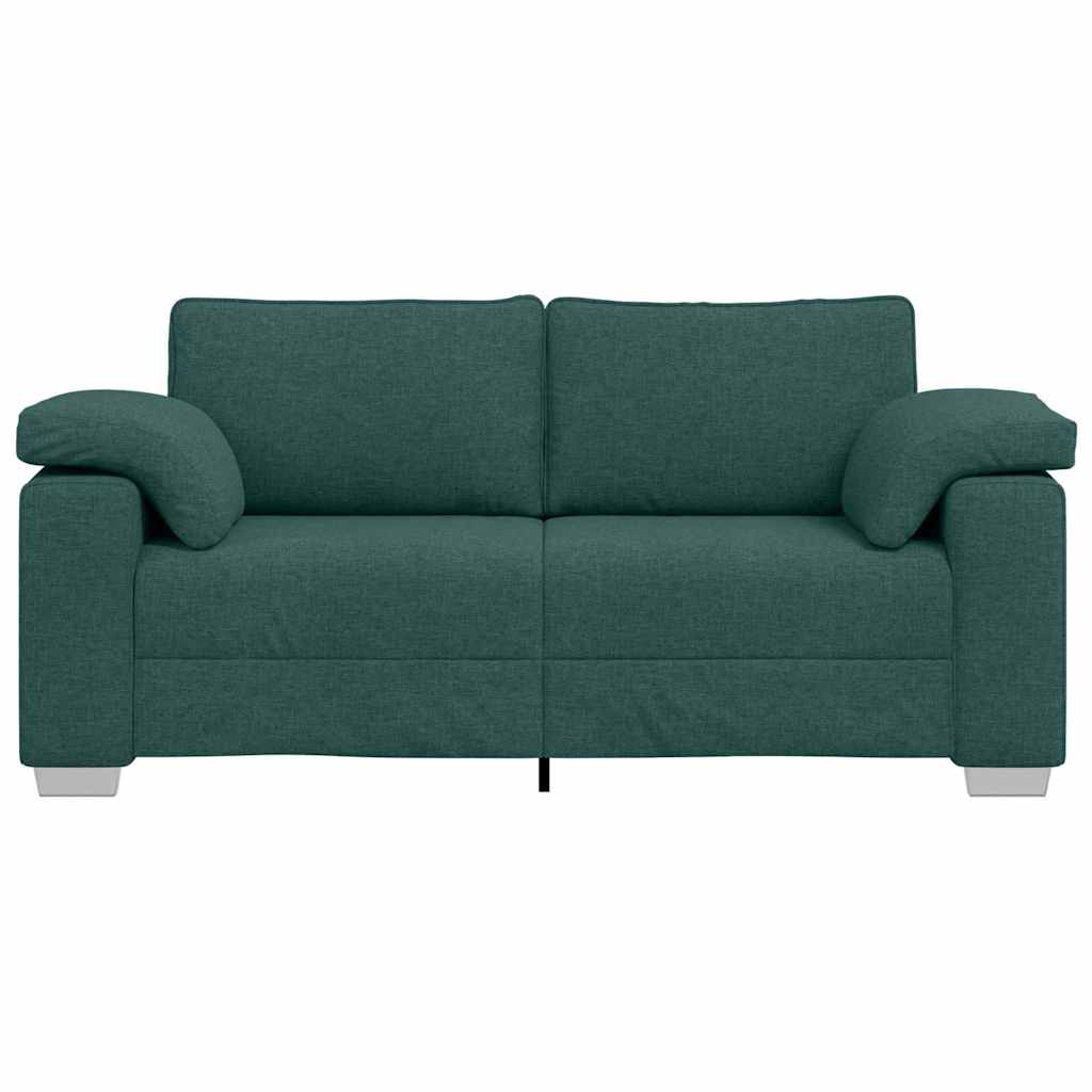 vidaXL Διθέσιος καναπές Σκούρο Πράσινο 180 cm ύφασμα