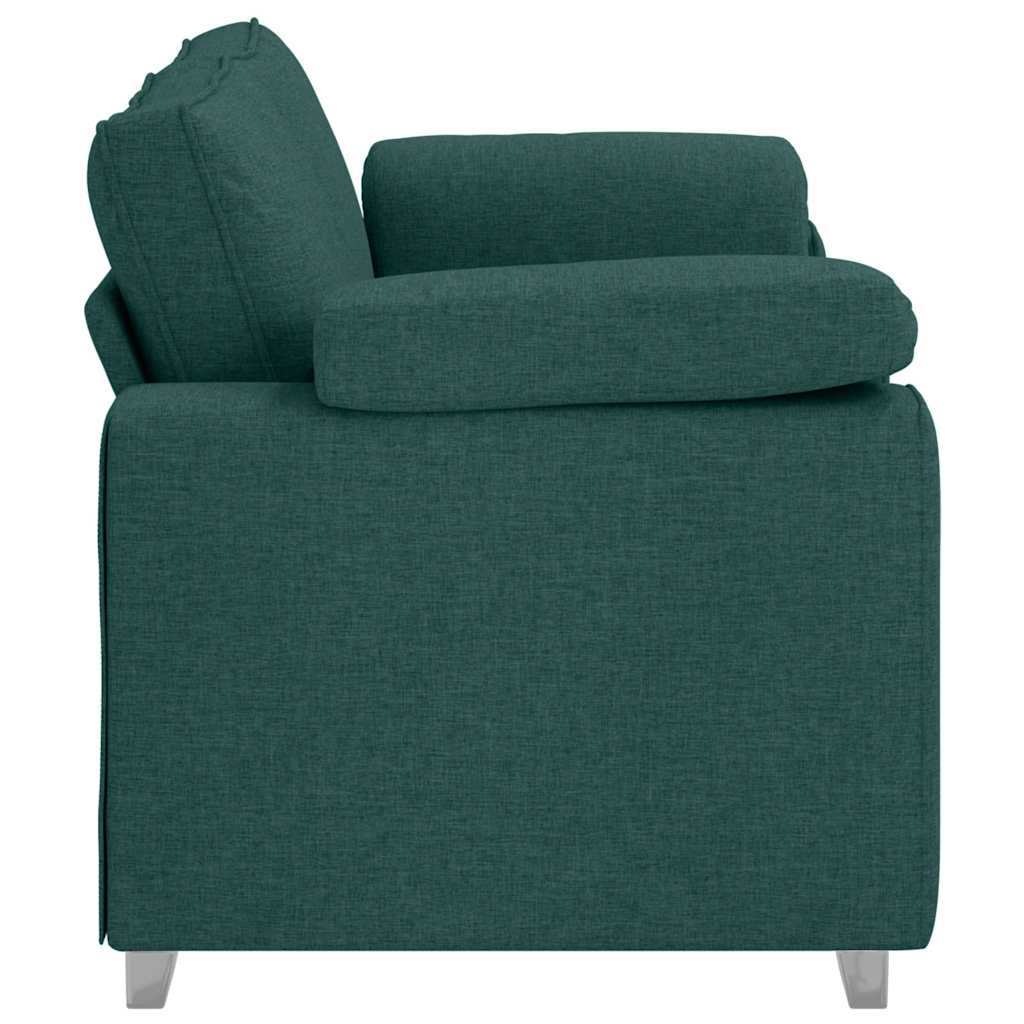 vidaXL Διθέσιος καναπές Σκούρο Πράσινο 180 cm ύφασμα