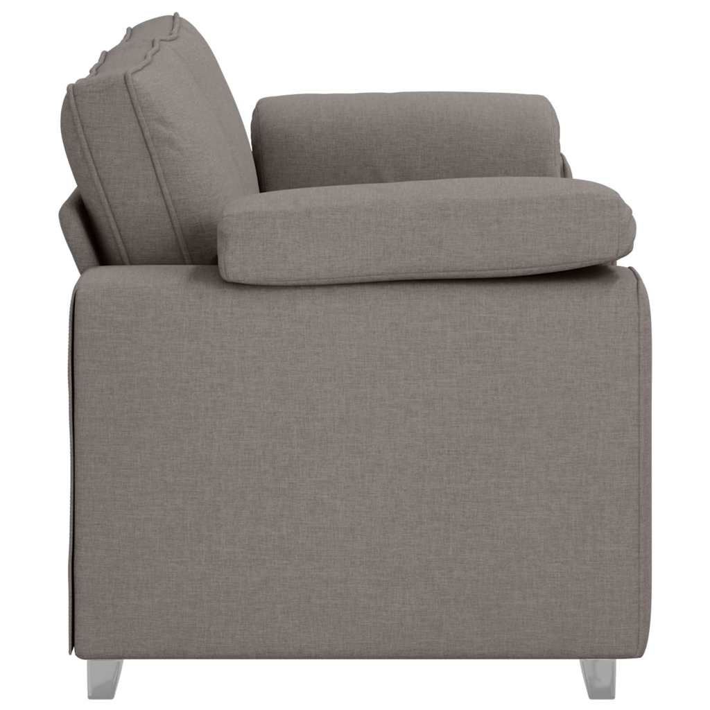 vidaXL Διθέσιος καναπές Taupe 180 cm ύφασμα