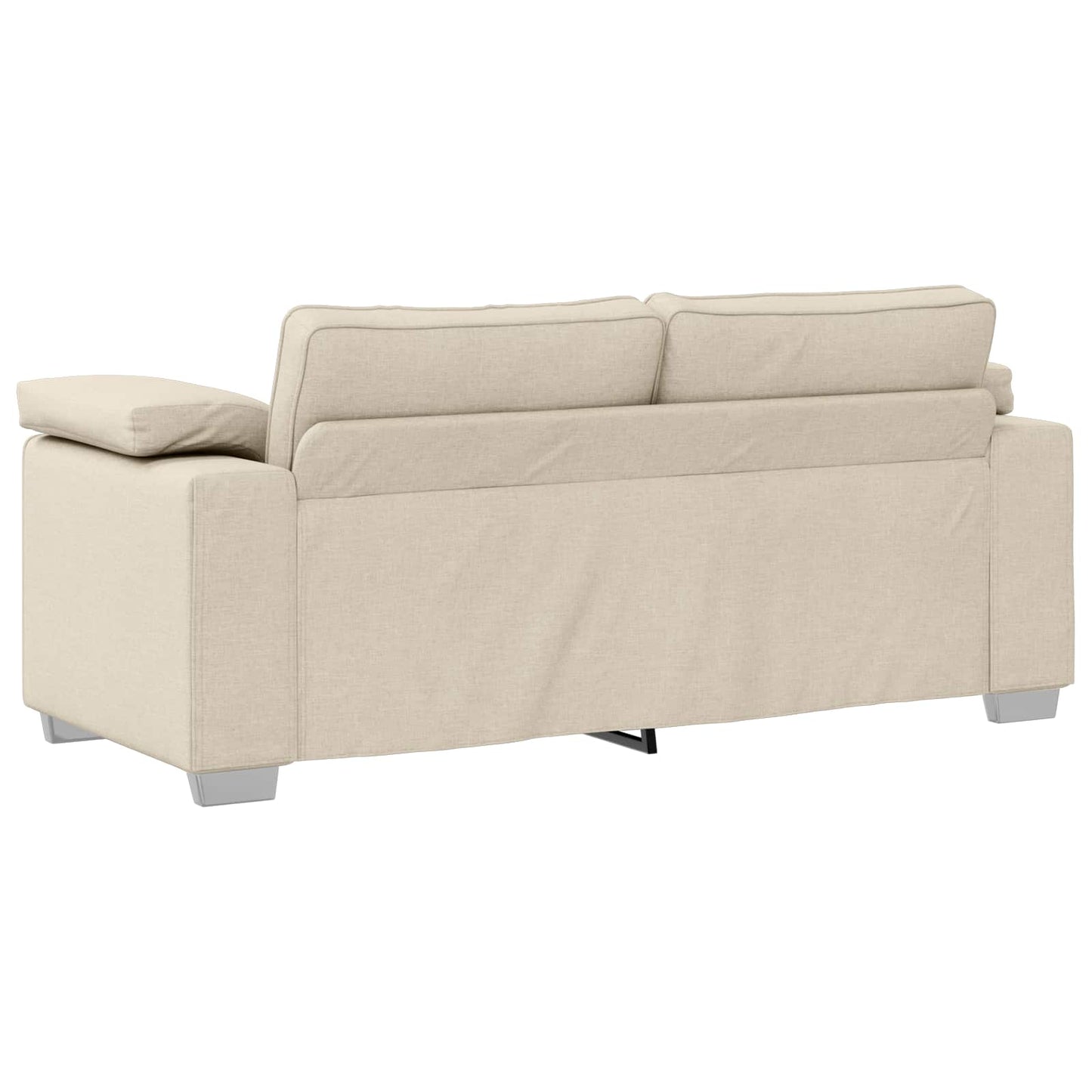 vidaXL Καναπές 2 ατόμων Μπεζ 180 cm Ύφασμα μείγματος λινών