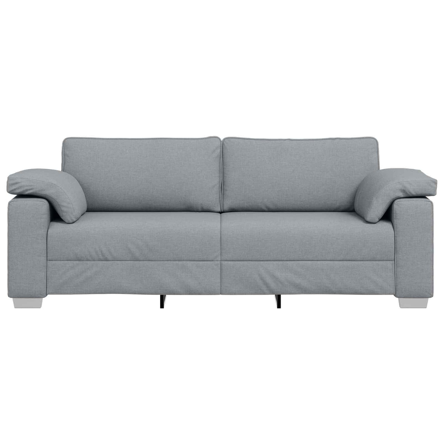 vidaXL 3-Θέσιος καναπές Ανοιχτό γκρι 220 cm ύφασμα