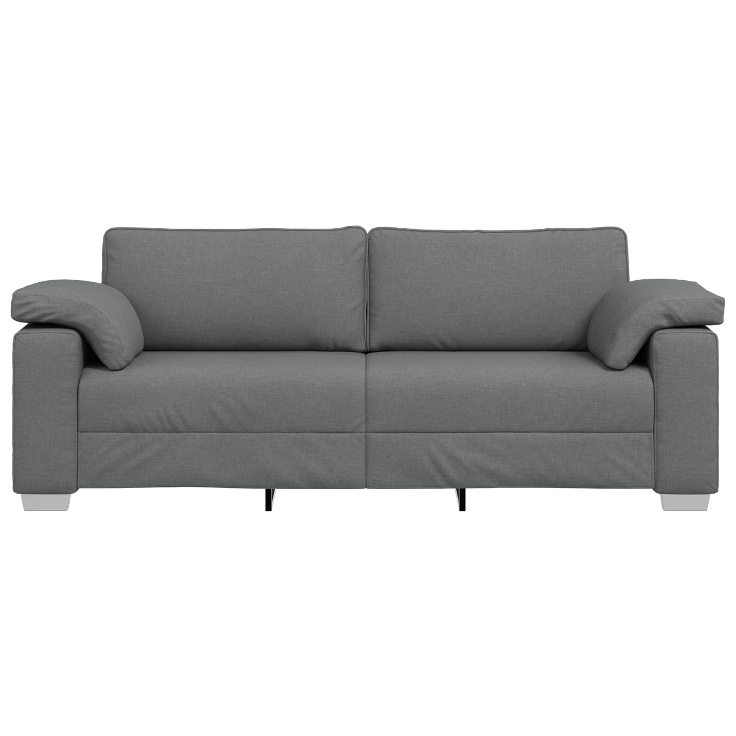 vidaXL 3-Θέσιος καναπές Σκούρο Γκρι 220 cm ύφασμα