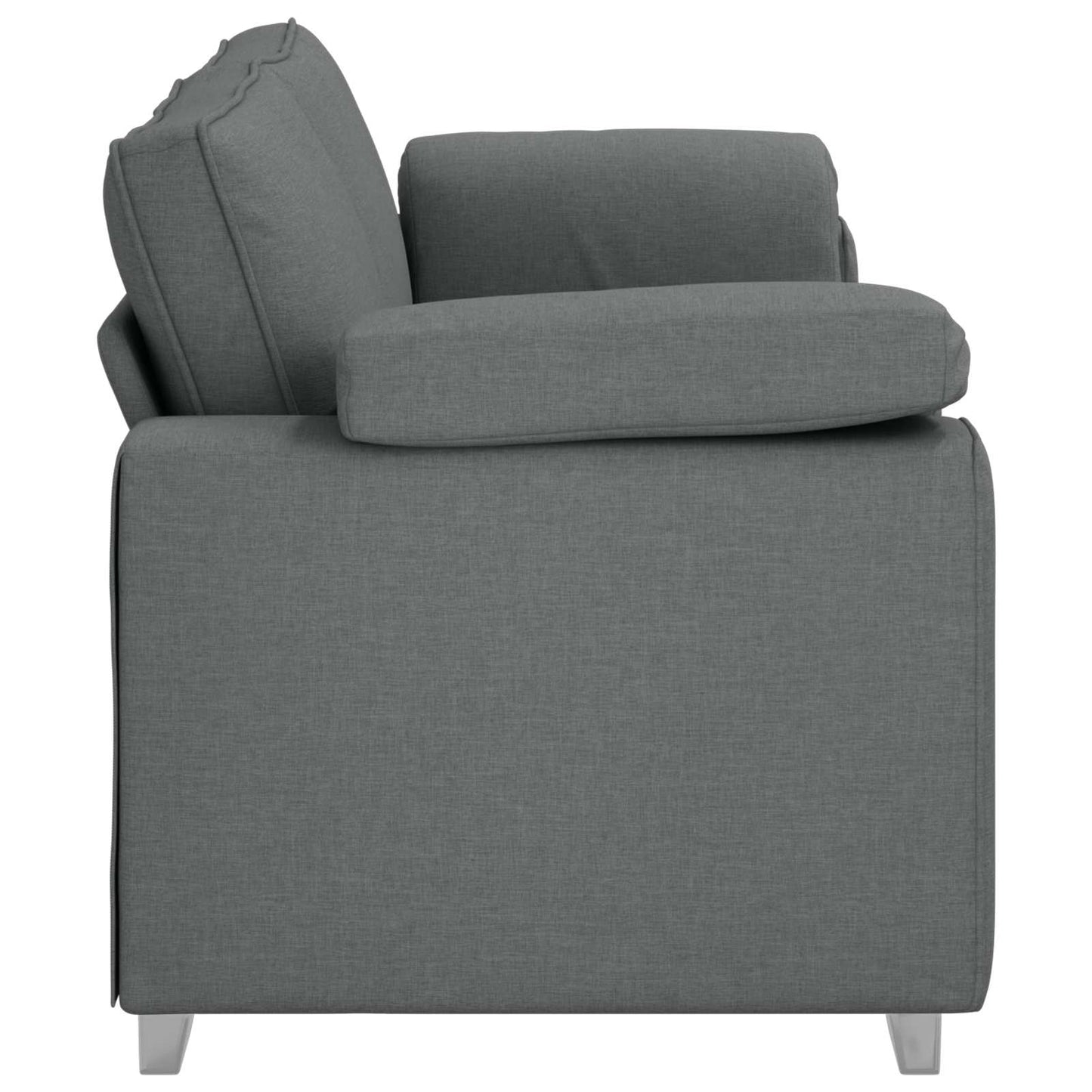 vidaXL 3-Θέσιος καναπές Σκούρο Γκρι 220 cm ύφασμα