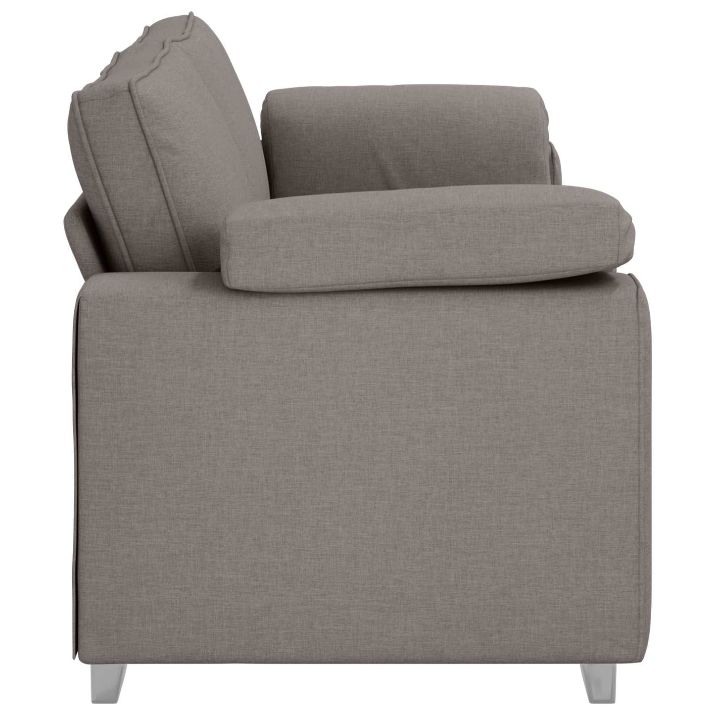 vidaXL 3-Θέσιος καναπές Taupe 220 cm ύφασμα