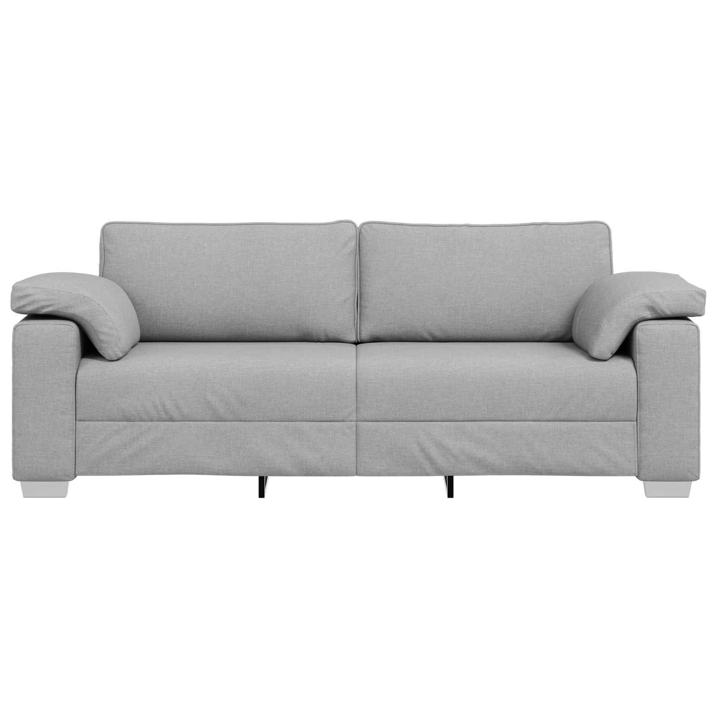 vidaXL 3-Θέσιος καναπές Σκίουρος Γκρί 220 cm ύφασμα