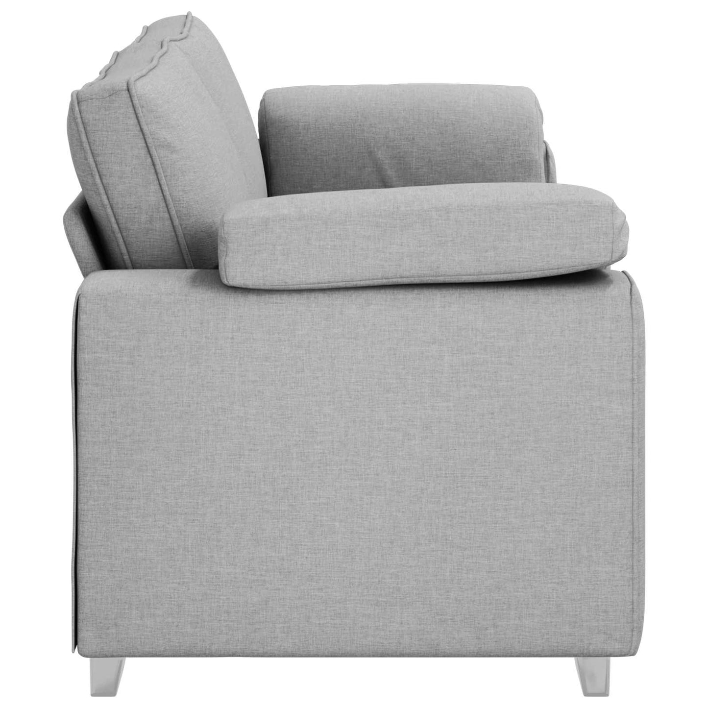 vidaXL 3-Θέσιος καναπές Σκίουρος Γκρί 220 cm ύφασμα