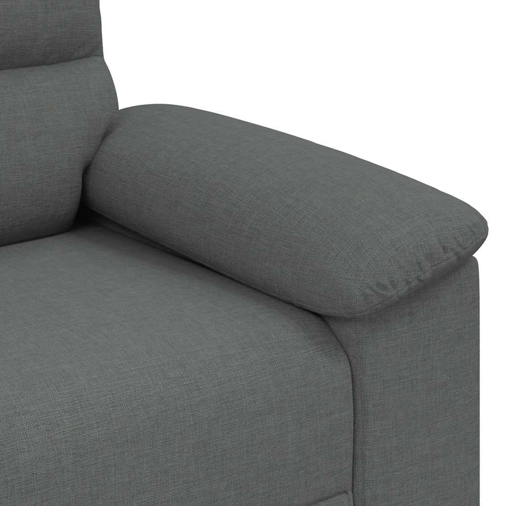 vidaXL Πολυθρόνα Σκούρο Γκρι 100x81x84 εκ. Ύφασμα
