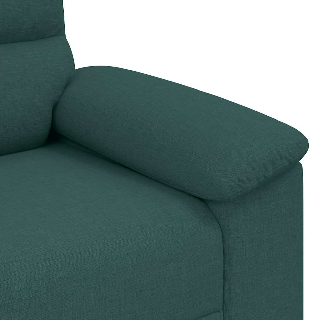 vidaXL Πολυθρόνα-Καναπέ Σκούρο Πράσινο 100x81x84 εκ. Ύφασμα