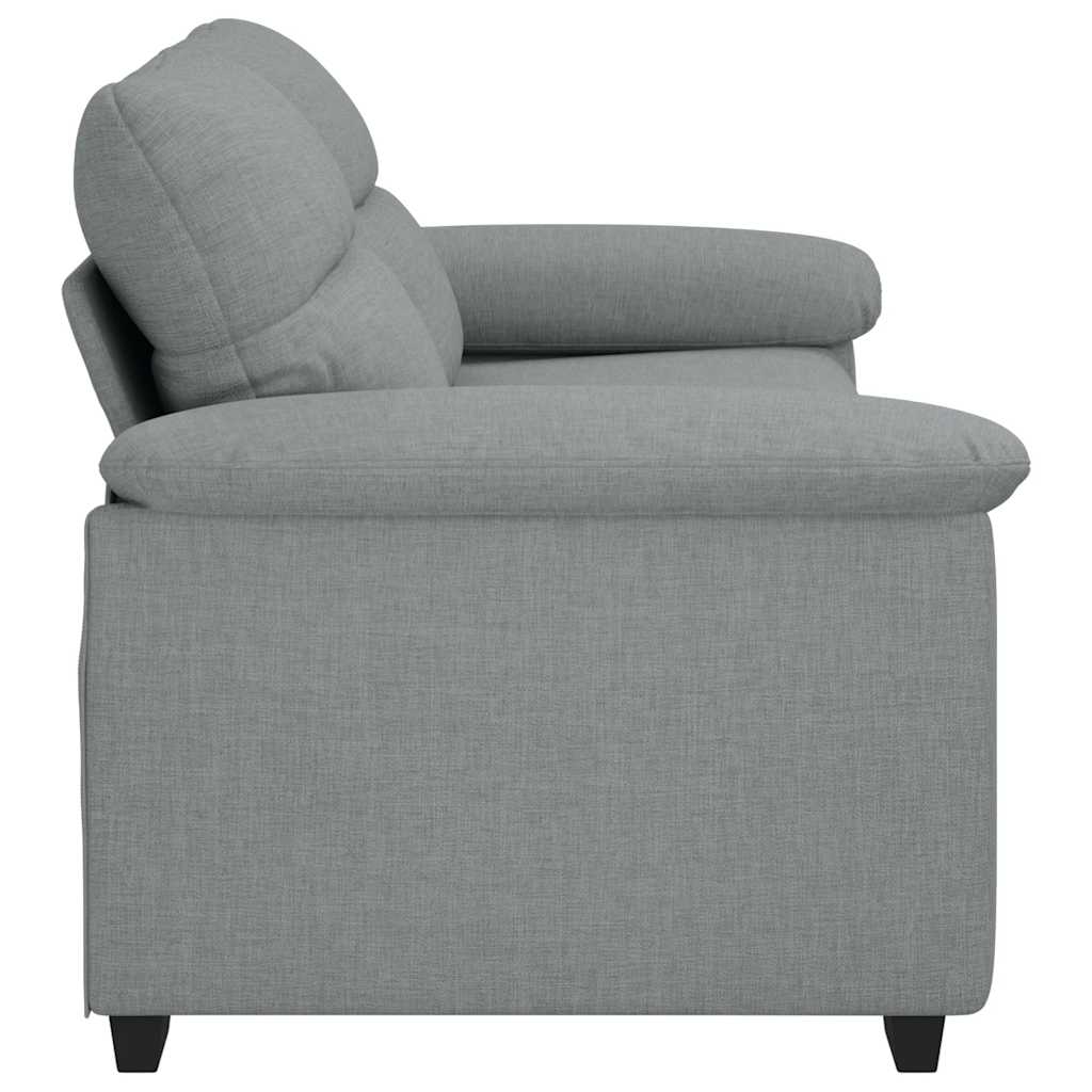vidaXL Διθέσιος Καναπές Ανοιχτό Γκρι 180x81x84 εκ. Ύφασμα
