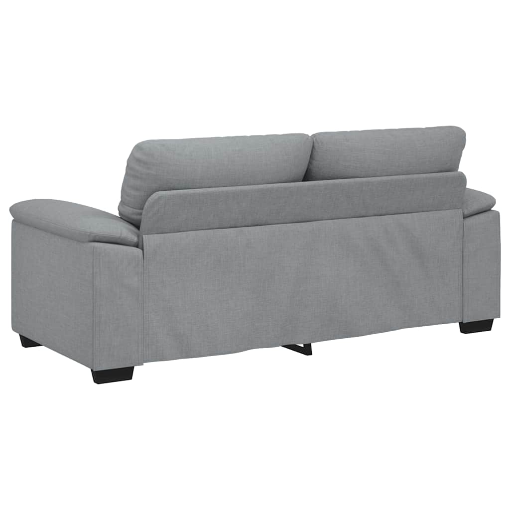 vidaXL Διθέσιος Καναπές Ανοιχτό Γκρι 180x81x84 εκ. Ύφασμα