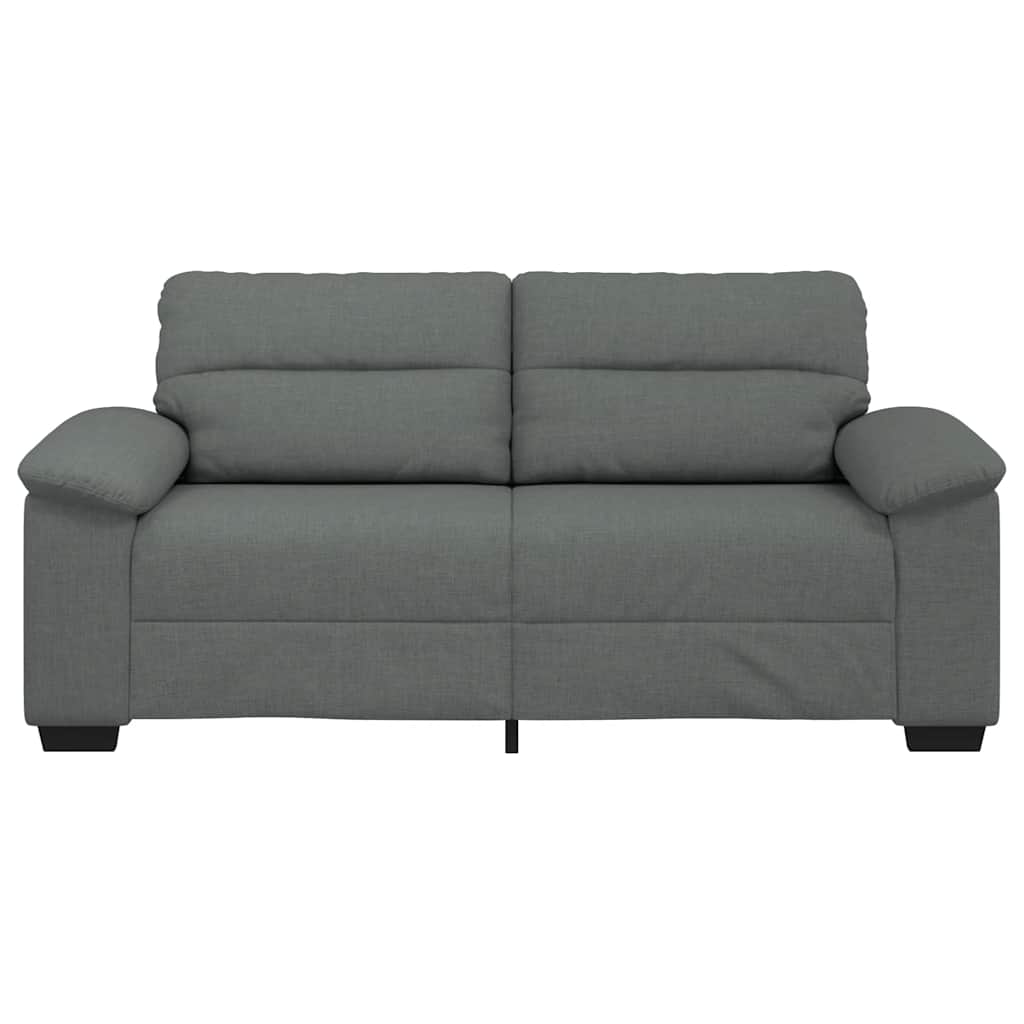 vidaXL Διθέσιος Καναπές Σκούρο Γκρι 180x81x84 εκ. Ύφασμα