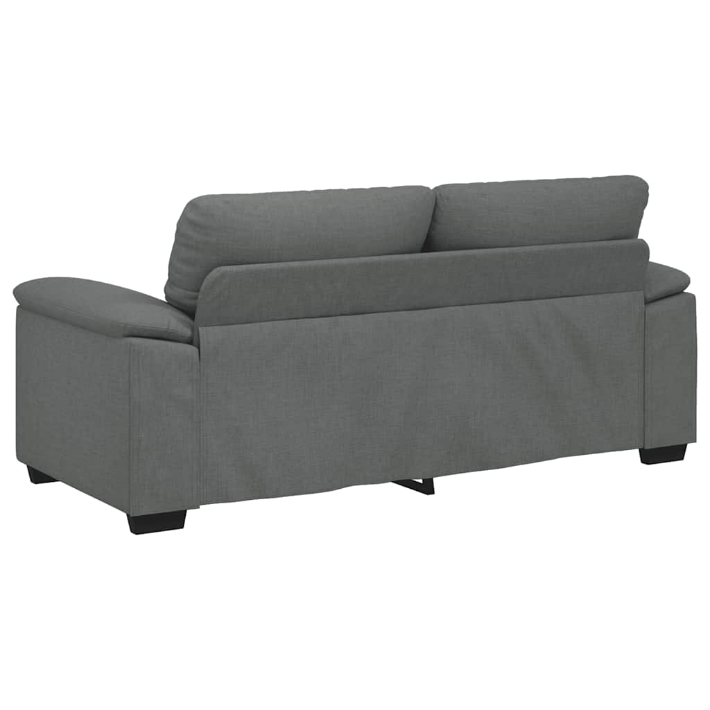 vidaXL Διθέσιος Καναπές Σκούρο Γκρι 180x81x84 εκ. Ύφασμα