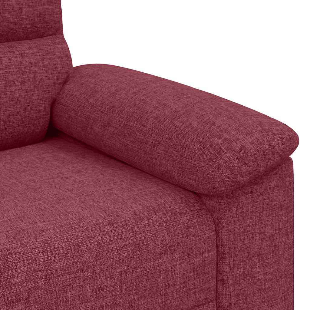 vidaXL Διθέσιος Καναπές Κόκκινος 180x81x84 εκ. Ύφασμα