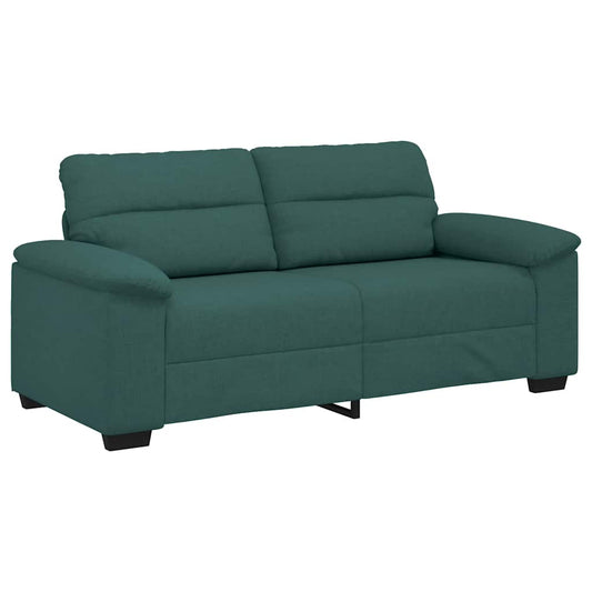 vidaXL Διθέσιος Καναπές Σκούρο Πράσινο 180x81x84 εκ. Ύφασμα