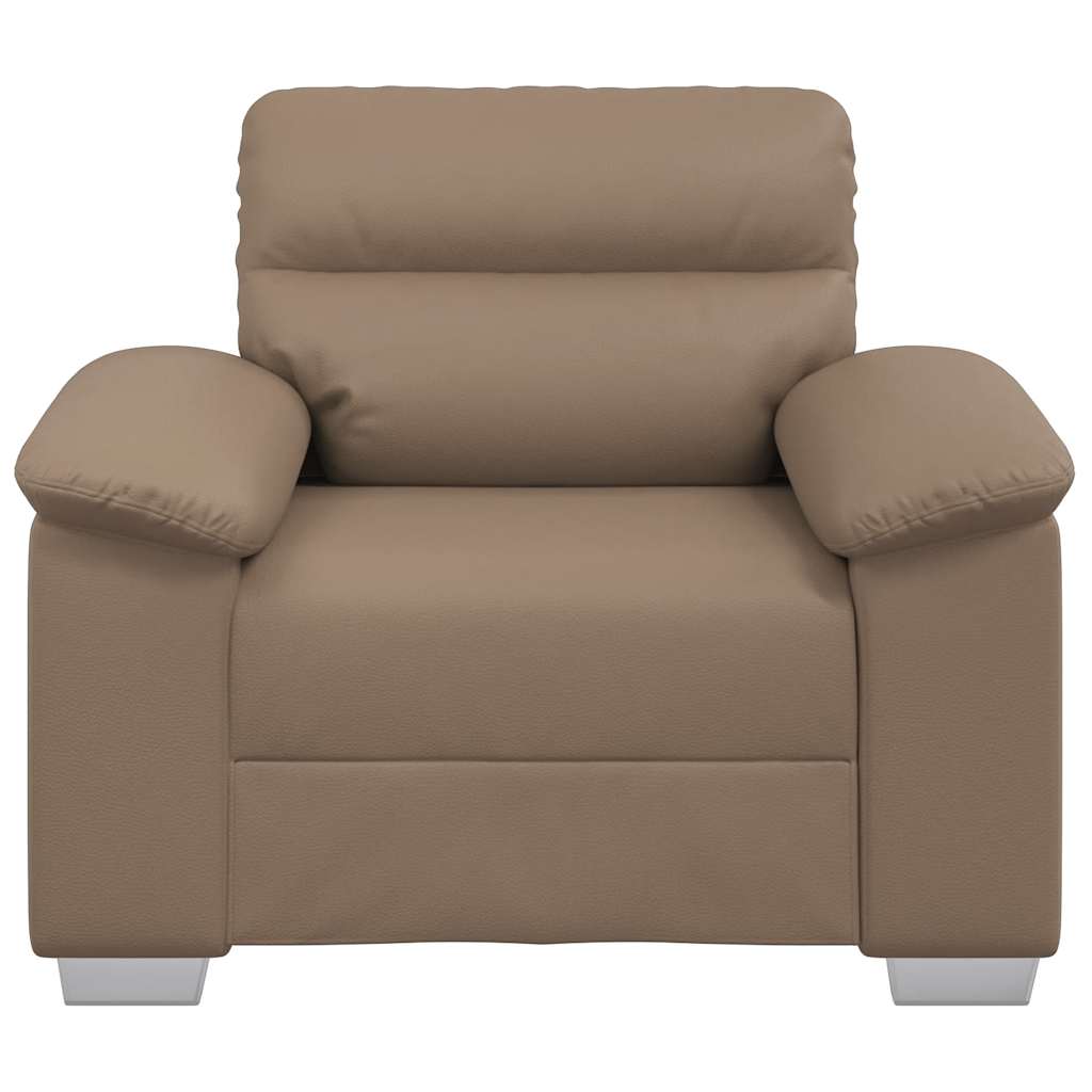 vidaXL Πολυθρόνα-Καναπέ Cappuccino 100x81x84 εκ. από Συνθετικό Δέρμα
