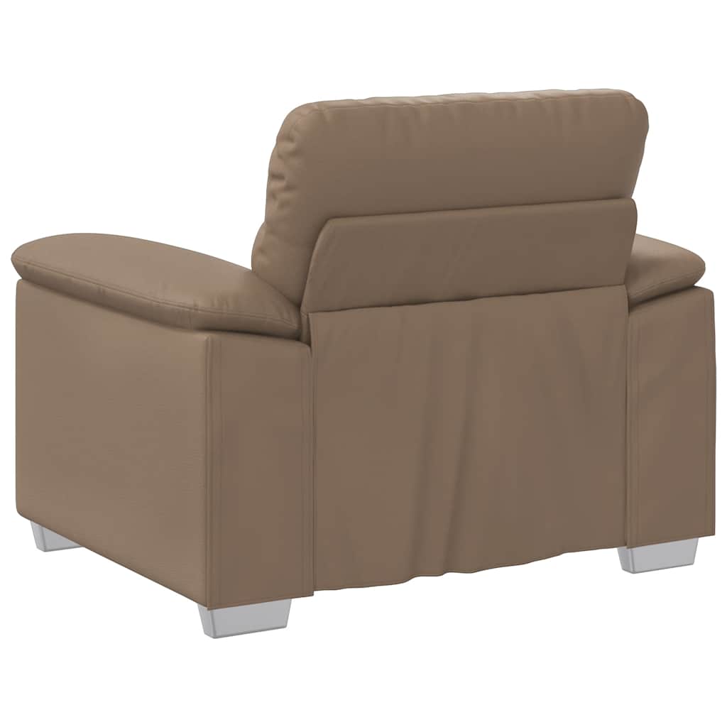 vidaXL Πολυθρόνα-Καναπέ Cappuccino 100x81x84 εκ. από Συνθετικό Δέρμα