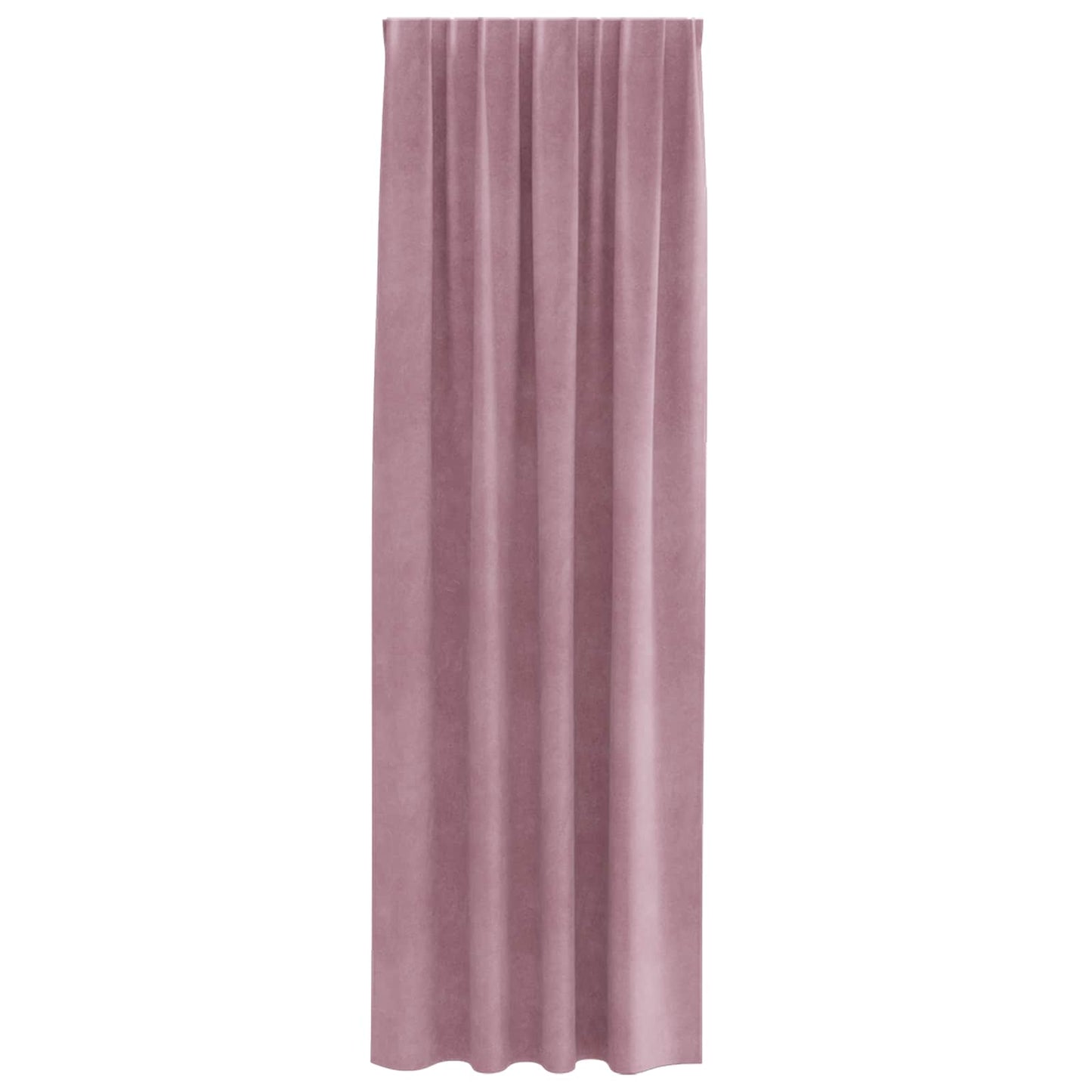 vidaXL Κουρτίνες συσκότισης 2 τμχ. Σκούρο ροζ 140 x 225 cm Βελούδο