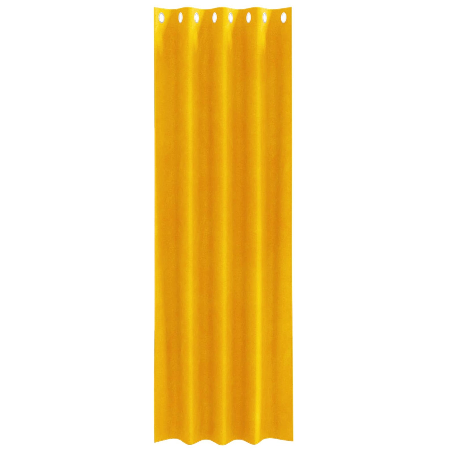 vidaXL Κουρτίνες συσκότισης 2 τμχ. Μουσταρδί 140 x 225 cm Βελούδο