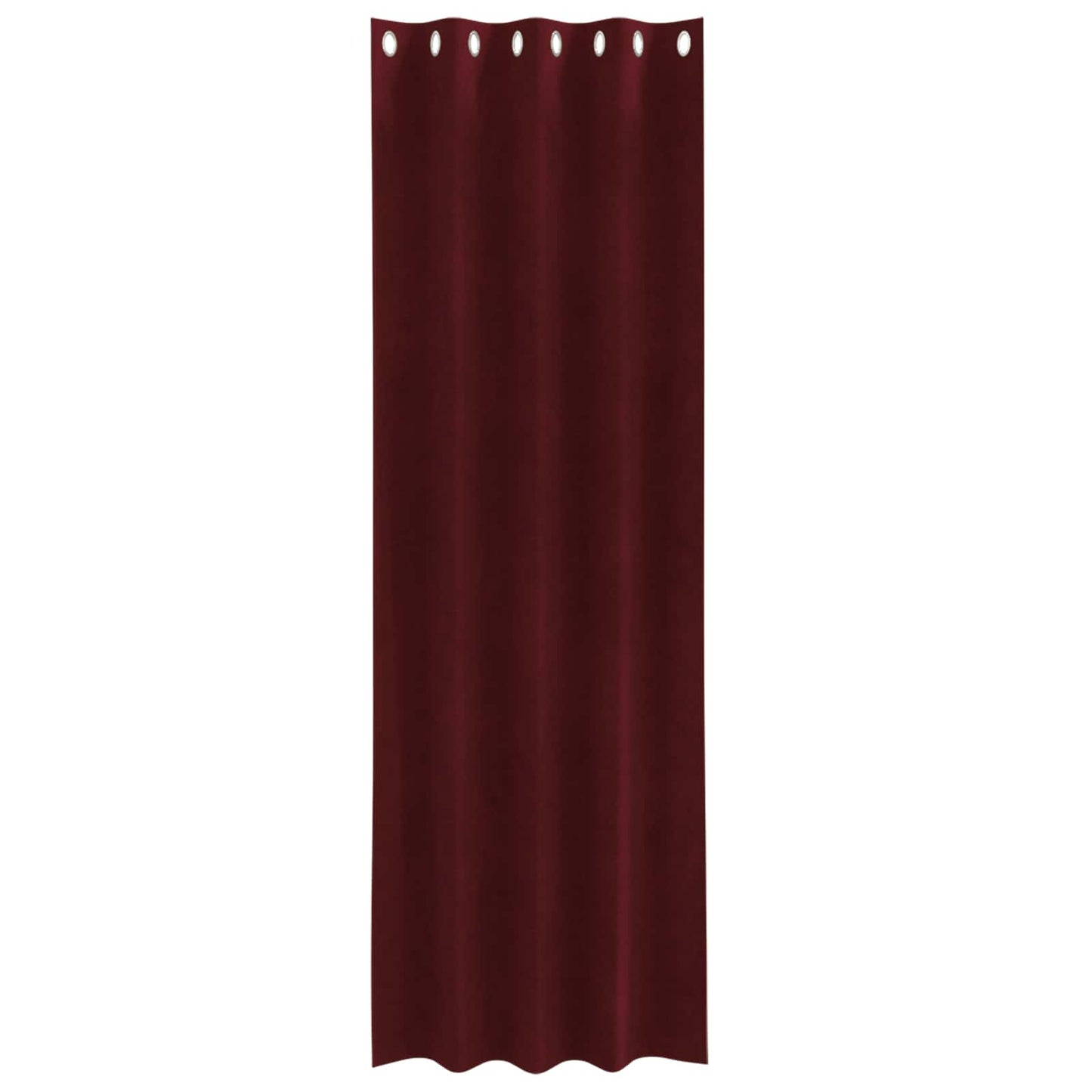 vidaXL Κουρτίνες συσκότισης 2 τμχ. Κόκκινο 140 x 245 cm Βελούδο