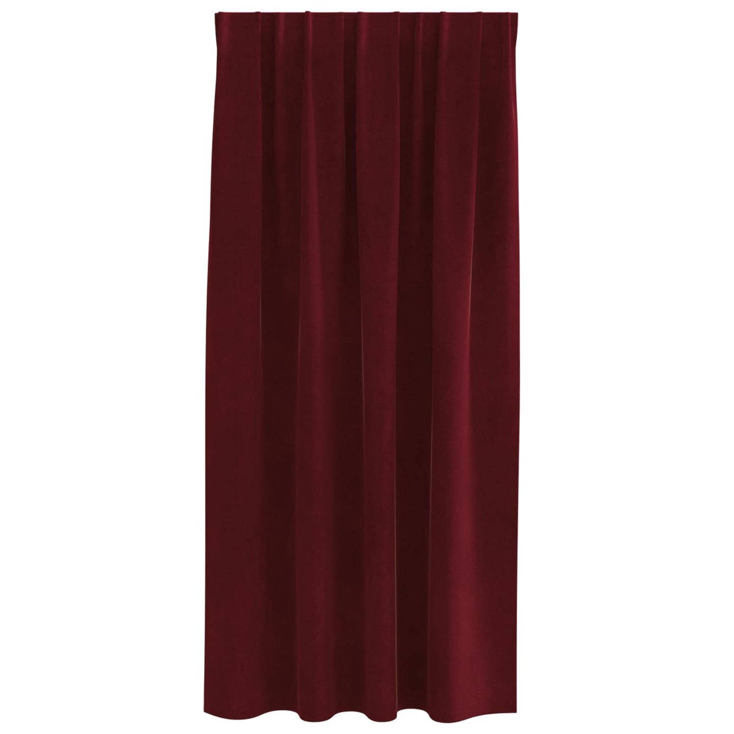 vidaXL Κουρτίνες συσκότισης 2 τμχ. Κόκκινο 140 x 175 cm Βελούδο