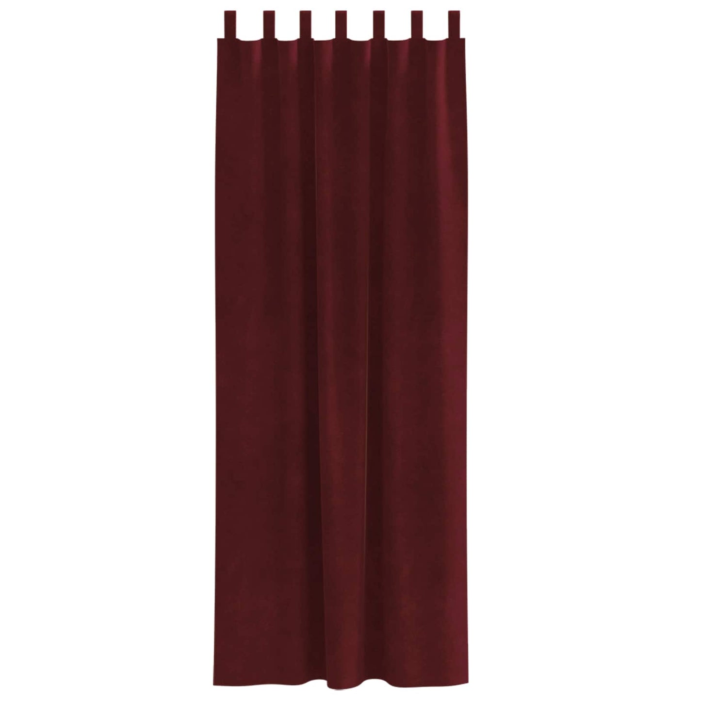 vidaXL Κουρτίνες συσκότισης 2 τμχ. Κόκκινο 140 x 245 cm Βελούδο
