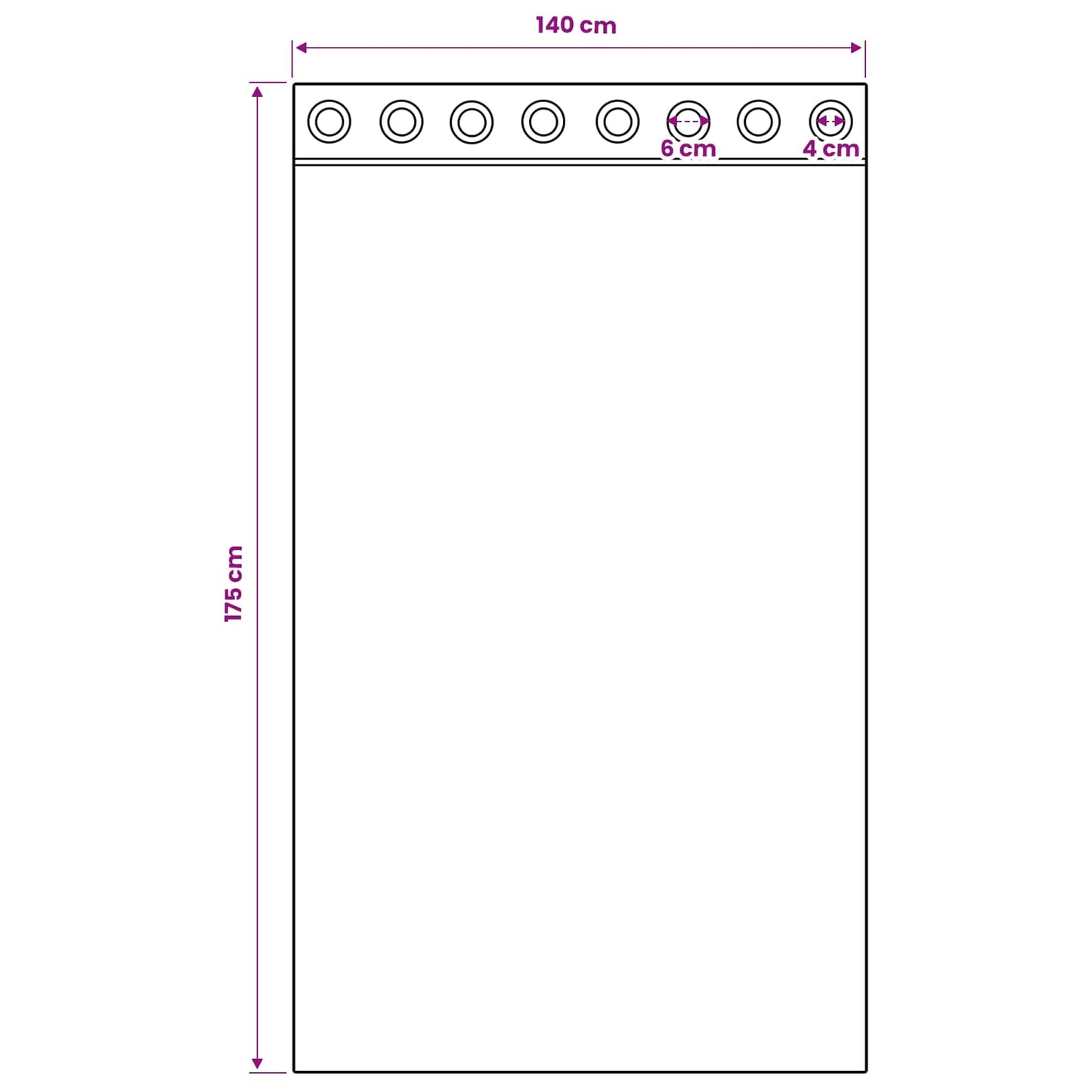 vidaXL Κουρτίνες με κουρτίνες 2 pcs Μπεζ 175 x 140 εκ. Πολυεστέρας