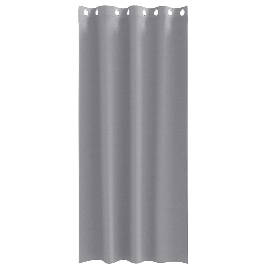 vidaXL Κουρτίνες 2 pcs Ανοιχτό γκρι 245 x 140 εκ. Πολυεστέρας