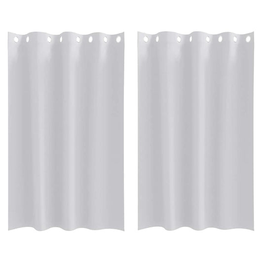 vidaXL Κουρτίνες 2 pcs Ανοιχτό Γκρι 175 x 140 εκ. Πολυεστέρας