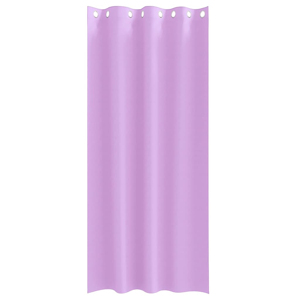 vidaXL Κουρτίνες με κουρτίνες 2 pcs Μοβ 245 x 140 εκ. Πολυεστέρας