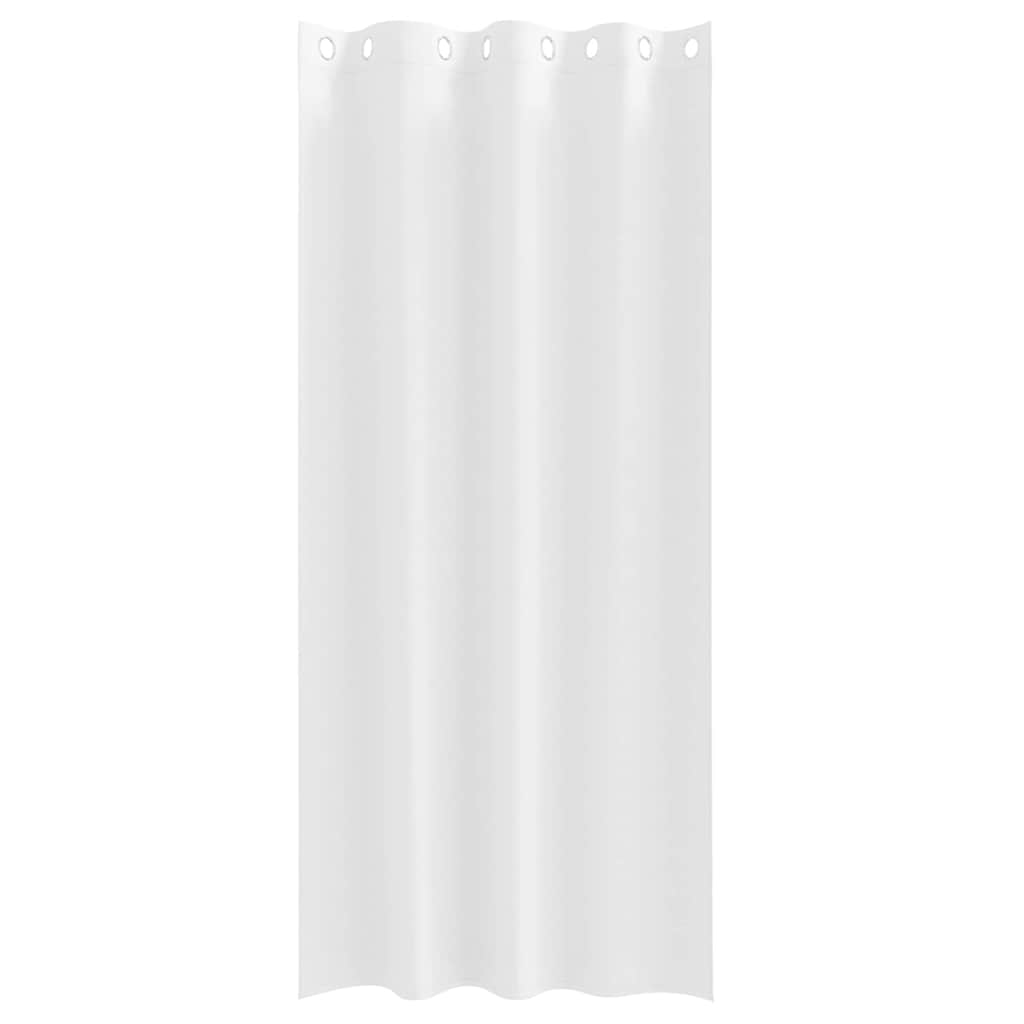 vidaXL Κουρτίνες 2 pcs Καθαρό Λευκό 260 x 140 εκ. Πολυεστέρας