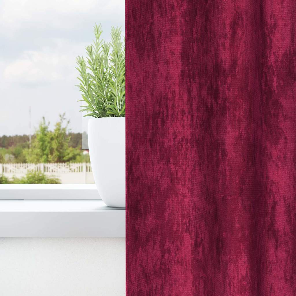 vidaXL Βελούδινες Κουρτίνες 2 τμχ. Μπορντό 245 x 140 εκ. Βελούδο