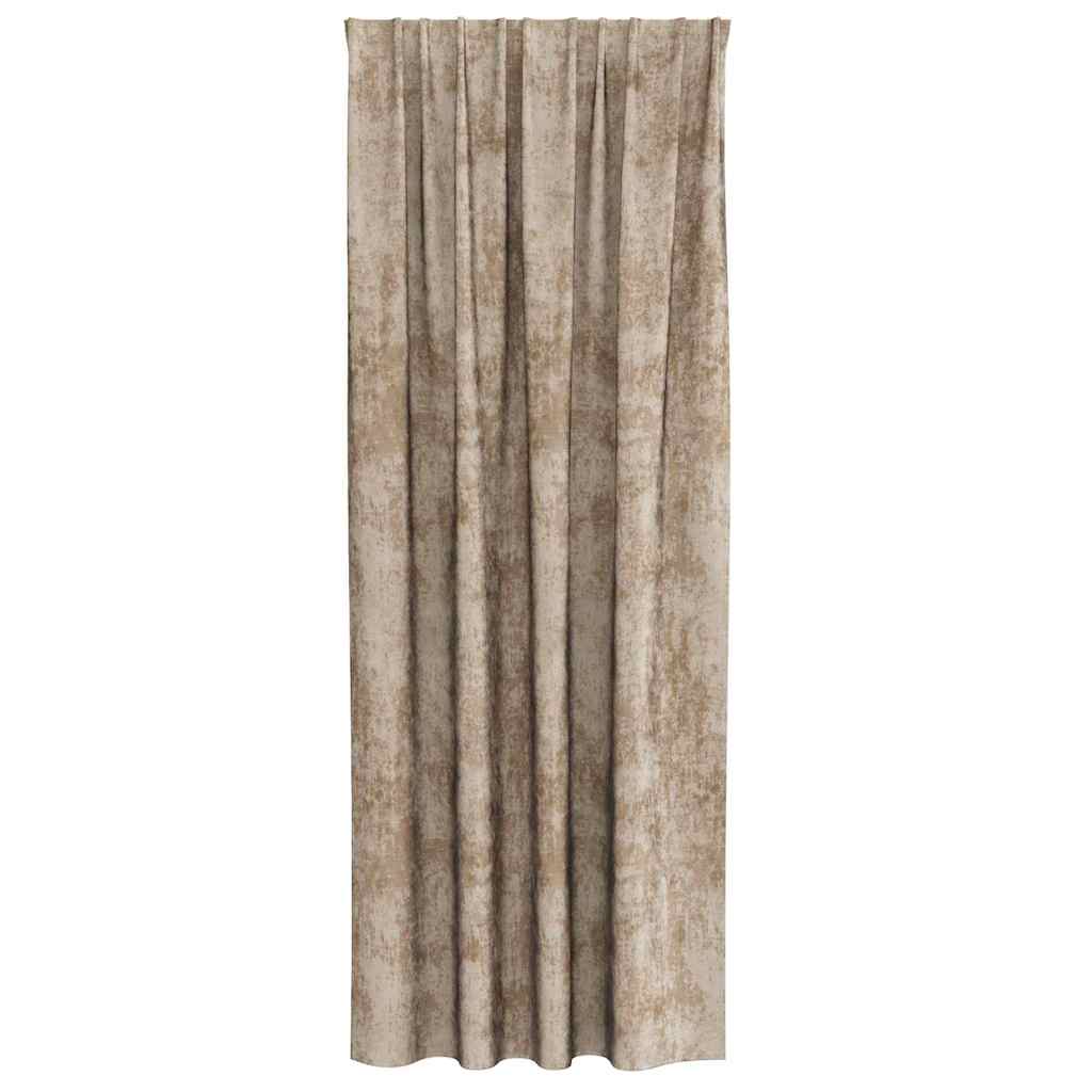 vidaXL Βελούδινες Κουρτίνες 2 τμχ. Μπρονζέ 260 x 140 εκ. Βελούδο