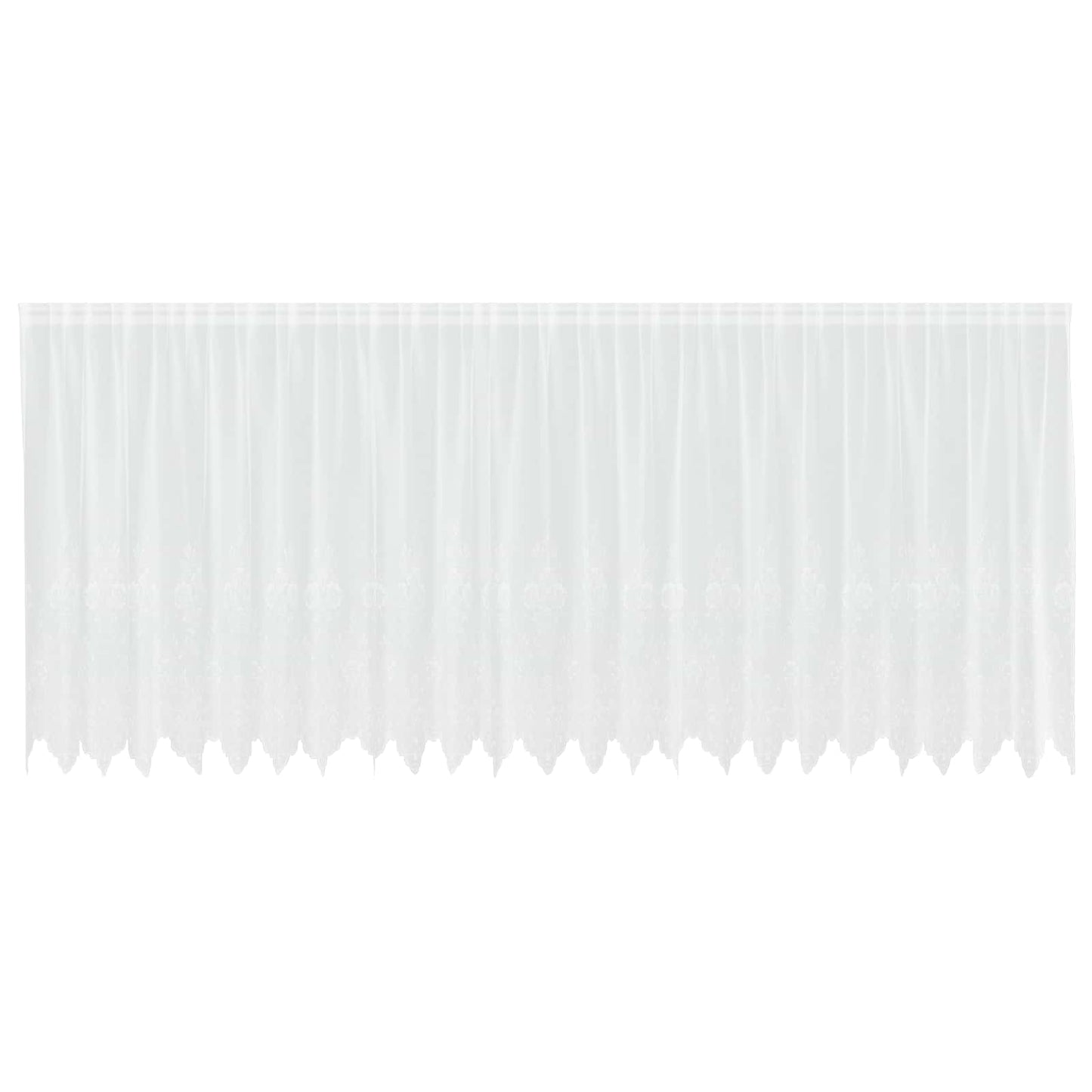 vidaXL Κουρτίνα Δαντέλας Λευκό 160 x 600 cm Πολυεστέρας
