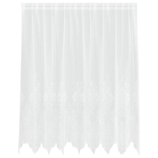vidaXL Κουρτίνες με κουρτίνες Λευκό 200 x 140 cm Πολυεστέρας